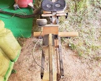 Vintage rowing machine