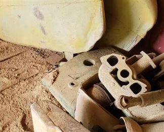 Vintage tractor parts