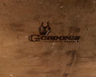1975 table made by Gordon's of Tennessee