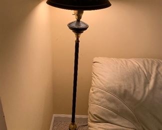 2 Vintage Hitchcock Style Floor Lamps