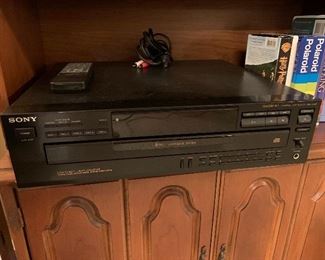 sony compact disc player cdp-c445