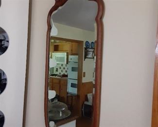 Wood mirror