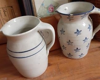 Crockery pitchers