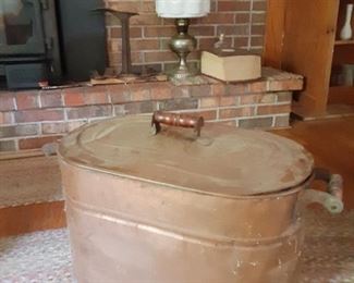 Copper wash boiler
