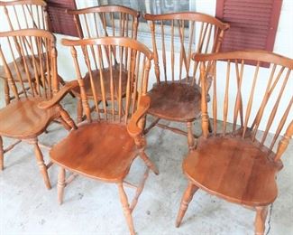 BEAUTIFUL SPINDLE WINDSOR STYLE CHAIRS