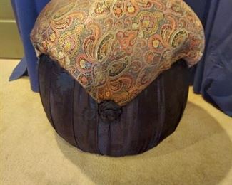 Upholstered foot stool