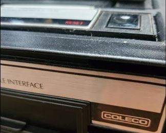 Vintage game consoles and games