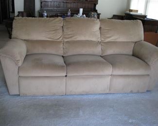 #2 $75.00 - Double recliner sofa - 80"w