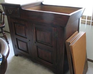 #6 $25.00 - Settler's Pine&nbsp;dry sink - 45" x 18" x 37"