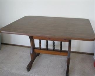#25 $20.00 - trestle table with formica top