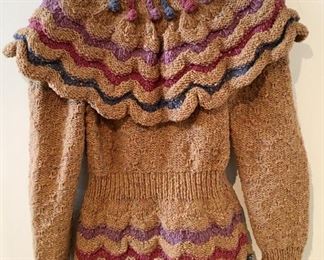 Chloe Sac zip up sweater, circa 1970's