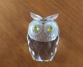 Swarovski Crystal Owl  