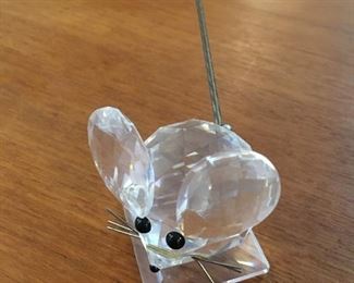 Swarovski crystal mouse 