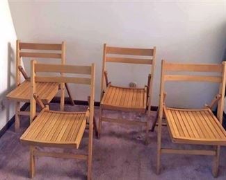 Solid Wood Folding Chairs