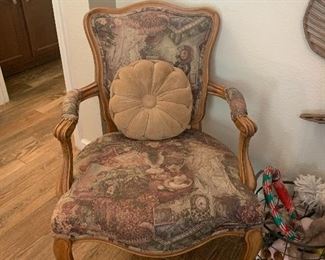Upholstered ladies chair 