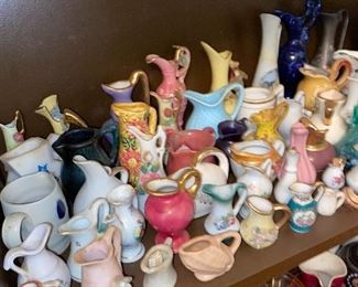 Wide variety of collectible pitchers