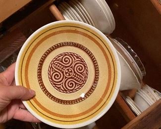 Vintage dishes 60s and 70s