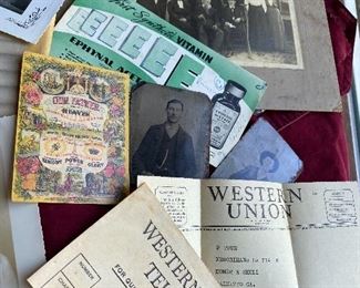 Antique war correspondence, 1940s, Including telegrams