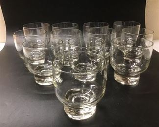 12 Pedestal Bourbon Glasses