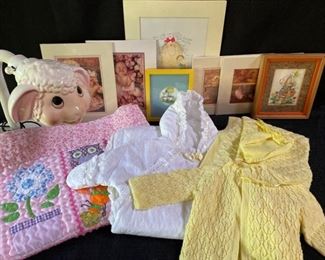 Baby Quilt Lamb Lamp and More