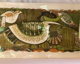 David Weidman Signed Waterfowl Print