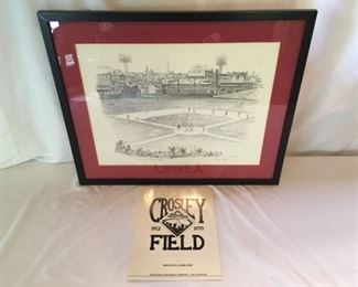 Floyd Berg Crosley Field Print and Pamphlet