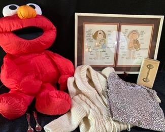 Elegantbaby Pewter Rattle Elmo and More