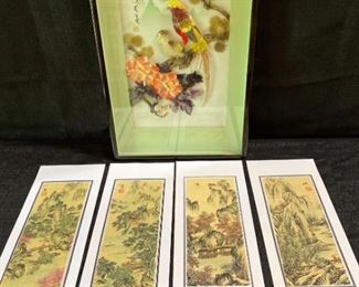 Framed Asian Art Plus Unframed