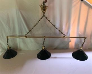 Long Brass Ceiling Light Fixture