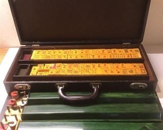 Mah Lowe Bakelite Mahjong Set