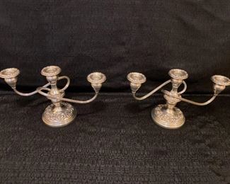 S Kirk and Son Sterling Candelabras