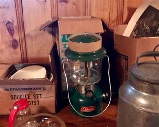 Unlit mint Coleman Lantern
