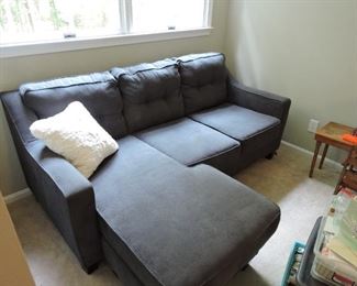 Sofa with chaise section