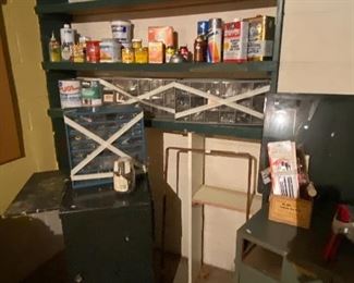 Vintage Metal Workshop Cabinets, Organizers, and misc. workshop products