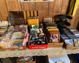 Office supplies, Frames, CDs, etc.