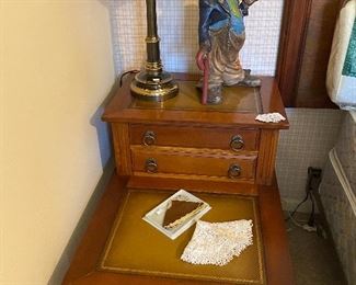 2 of 2 Vintage Side Table, Clown Decor
