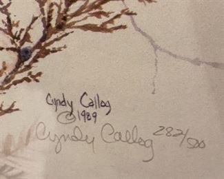 Signed and Numbered Print by Cyndy Callog