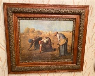 "The Gleaners" Print in Gorgeous Wooden Frame
