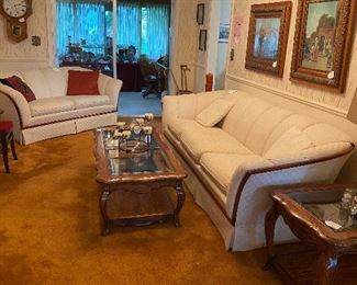 View of Matching Sofa and Love Seat
