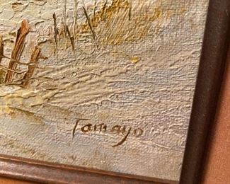 Signature on Oil Painting