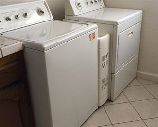 Washer and dryer.