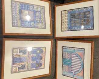 4 Sandra Heide Bakker signed and numbered prints