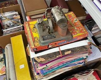 Music Sheets, Boxed Greeting Cards, Vintage Books