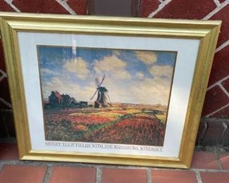Monet Tulip Fields Painting