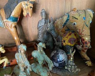 Horses, Buddha riding on a horse