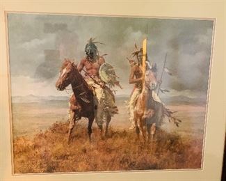 "The Victors" Howard Terpning signed and numbered 889/1000