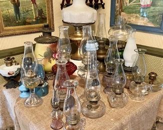 Oil lamps!