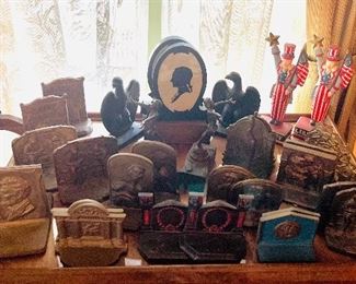 Collection of vintage bookends