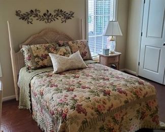 Lexington Wicker Henry Link full bed (part of suite)