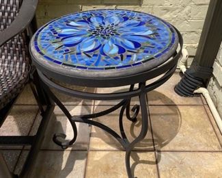 Mosaic outdoor table